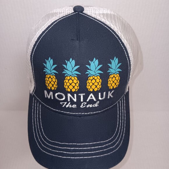 LUCKY 7 USA MONTAUK MESH TRUCKER  CAP - Picture 1 of 9
